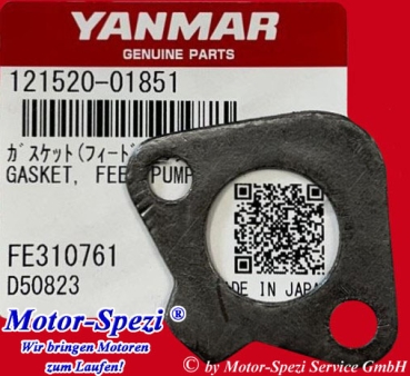 Yanmar Dichtung für Kraftstoffpumpe 3HM35 & 3HM35F, original 121520-01851